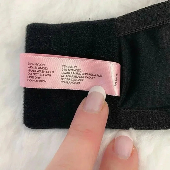 Juicy Couture Sexy Black Push Up Bra size 34B & Cute Cat Lingerie Wash Bag New - Picture 5 of 6